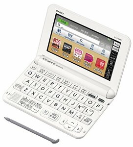 【中古】 CASIO カシオ 電子辞書 エクスワード 中学生モデル XD-G3800WE ホワイト コンテンツ140