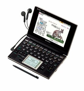 【中古】 SHARP シャープ Brain ワンセグカラー液晶電子辞書 PW-TC980-B 5型高精細HVGAカラー液