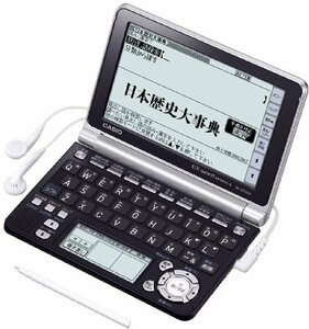 【中古】 CASIO カシオ Ex-word 電子辞書 XD-GF6550BK ブラック 音声対応 130コンテンツ収録