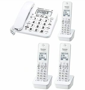 [ used ] Panasonic telephone machine VE-GD27DL cordless handset 3 pcs. set digital cordless trouble telephone measures function installing 