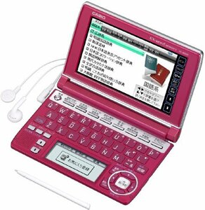 【中古】 CASIO カシオ Ex-word 電子辞書 XD-A6500RD レッド 多辞書総合モデル ツインタッチパネ