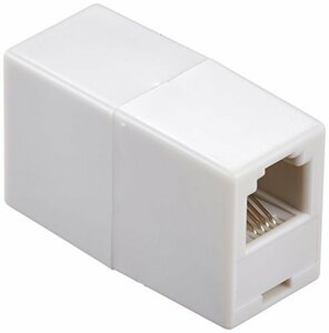 [ used ]miyosiMCO telephone machine for 6 ultimate 4 core modular extension adapter white TA-40WH