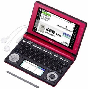 【中古】 CASIO カシオ 電子辞書 エクスワード 生活 教養モデル XD-D6500RD レッド