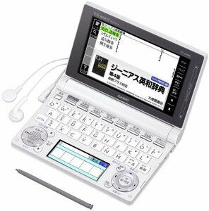 【中古】 CASIO カシオ 電子辞書 EX-word XD-D4800 (140コンテンツ 高校生モデル ホワイト)