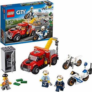 【中古】 LEGO レゴ シティ 金庫ドロボウのレッカー車 60137 ブロック おもちゃ