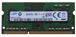 【中古】 4GB SAMSUNG サムスン 純正 ノートPC用 DDR3L-1600 (PC3L-12800S) 204