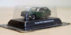 【中古】 コナミ 1/64 絶版名車コレクション ホンダ シビック 1200RS グリーン Honda CIVIC (S