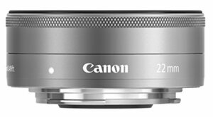 【中古】 Canon キャノン 単焦点広角レンズ EF-M22mm F2 STM シルバー ミラーレス一眼対応 EF-M