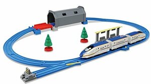 [ б/у ] Takara Tommy (TAKARA TOMY) Plarail тоннель ... похоже! с подсветкой E7 серия Shinkansen .... беж 