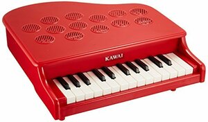 【中古】 KAWAI ミニピアノ P-25 (ローズレッド)