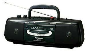 【中古】 Panasonic パナソニック ラジオカセット ブラック RX-FS22A-K