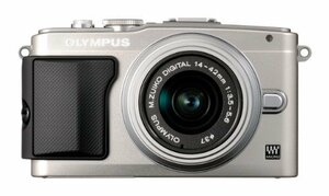 【中古】 OLYMPUS オリンパス ミラーレス一眼 PEN Lite E-PL5 レンズキット シルバー E-PL5