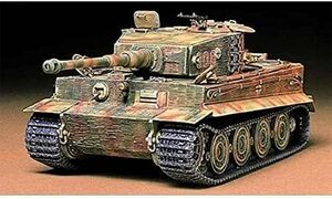 【中古】 タミヤ 1/35 ミリタリーミニチュアシリーズ No.146 ドイツ陸軍 重戦車 タイガーI 型 後期生産型