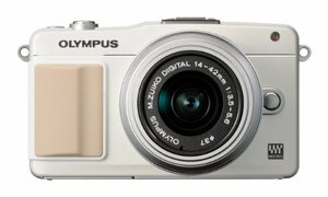 【中古】 OLYMPUS オリンパス ミラーレス一眼 PEN mini E-PM2 レンズキット ホワイト E-PM2