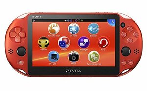 【中古】 PlayStation Vita Wi-Fiモデル メタリック・レッド PCH-2000ZA26
