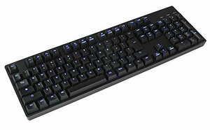 【中古】 センチュリー バックライトLED機能搭載 CHERRYメカニカルキーボード 108キー 日本語配列 BLACK