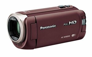 【中古】 パナソニック HDビデオカメラ W585M 64GB ワイプ撮り 高倍率90倍ズーム ブラウン HC-W585