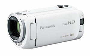 【中古】 Panasonic パナソニック HDビデオカメラ W585M 64GB ワイプ撮り 高倍率90倍ズーム ホワ