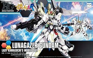 【中古】 HGBF ガンダムビルドファイターズAR ルナゲイザーガンダム 1/144スケール 色分け済みプラモデル