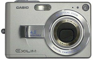 【中古】 CASIO カシオ EXILIM ZOOM EX-Z40 シルバー