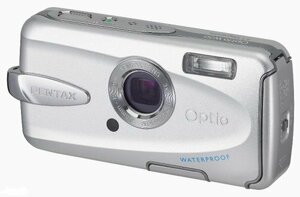 【中古】 PENTAX 防水デジタルカメラ Optio (オプティオ) W30 シルバー OPTIOW30S