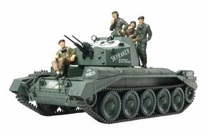 【中古】 タミヤ 1/48 ミリタリーミニチュアシリーズ No.46 イギリス陸軍 クルセイダー Mk.III 対空戦車