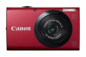 【中古】 Canon キャノン デジタルカメラ PowerShot A3400IS レッド 光学5倍ズーム タッチパネル