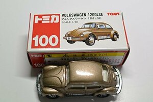 【中古】 トミカ 赤箱 100 フォルクスワーゲン 1200LSE 1/60 箱