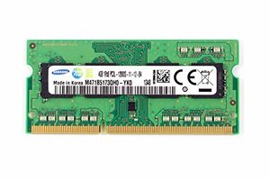 【中古】 SAMSUNG (サムスン) ノートパソコン用DDR3低電圧メモリー 4GB 1rx8pc3l-12800s-