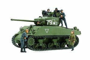 【中古】 タミヤ スケール限定シリーズ 1/35 ソビエト M4A2 (76) W シャーマン戦車 (人形6体付き) 2