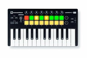 【中古】 NOVATION ノベーション MIDIキーボード コントローラー 25鍵ミニ鍵盤 LAUNCHKEY MIN