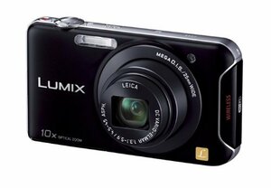 【中古】 パナソニック デジタルカメラ ルミックス ブラック DMC-SZ5-K 光学10倍 WiFi搭載 薄型スリムコ