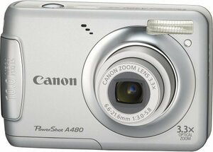 【中古】 Canon キャノン デジタルカメラ PowerShot (パワーショット) A480 シルバー PSA480