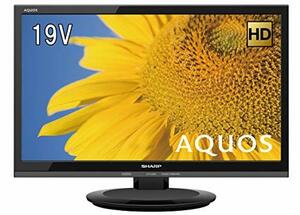 【中古】 SHARP シャープ 液晶 テレビ ハイビジョン 外付HDD対応 (裏番組録画) ?AQUOS ブラック 19