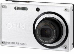【中古】 PENTAX デジタルカメラ Optio RS1000 ホワイト 1400万画素 27.5mm 光学4倍 着せ