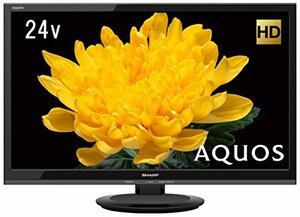 【中古】 SHARP シャープ 24V型 液晶 テレビ AQUOS LC-24P5-B ハイビジョン 外付HDD対応 (