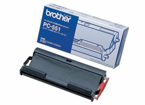 【中古】 brother ブラザー 普通紙ファクシミリ用カセット付きリボン PC-551