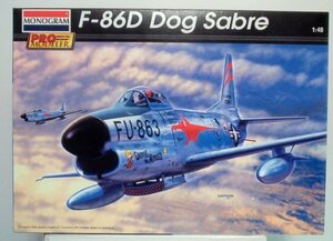 【中古】 モノグラム プロモデラー 1/48 F-86D セイバードッグ