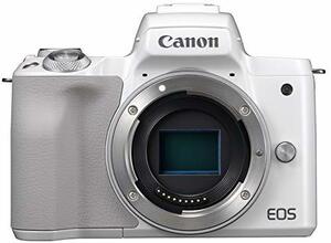 【中古】 Canon キャノン ミラーレス一眼カメラ EOS Kiss M ボディー ホワイト EOSKISSMWH-B