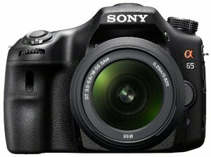 【中古】 SONY ソニー ミラーレス一眼 α65 ズームレンズキット DT 18-55mm F3.5-5.6 SAM付