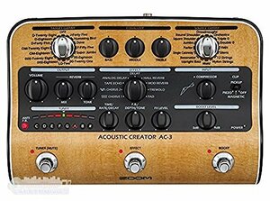 【中古】 ZOOM ズーム Acoustic Creator アコースティックギター用プリアンプ AC-3