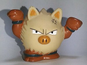 【中古】 指人形 ポケモンキッズ オコリザル 色違い 腕輪濃い色 1997年