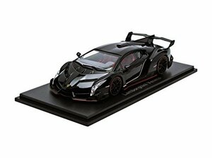 【中古】 京商オリジナル 1/43 ランボルギーニ ヴェネーノ ブラック/レッドライン 完成品