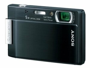 【中古】 SONY デジタルカメラ Cyber-Shot (サイバーショット) T100 ブラック DSC-T100 B