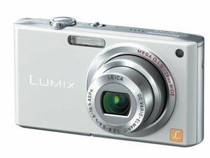 【中古】 パナソニック デジタルカメラ LUMIX (ルミックス) シェルホワイト DMC-FX33-W