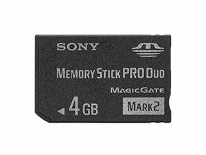 【中古】 SONY ソニー 著作権保護機能IC記録メディアメモリースティック PRO デュオ 4GB MS-MT4G 2