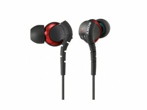 [ used ] SONY kana ru type earphone red MDR-EX310SL R