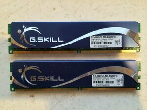 【中古】 G.Skill DDR2 4GB PC 800 CL5 KIT (2x2