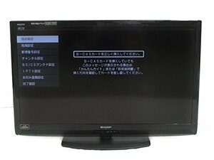 【中古】 SHARP LEDAQUOS 40型 地上 BS 110度CSデジタルフルハイビジョン液晶テレビ LC-40V