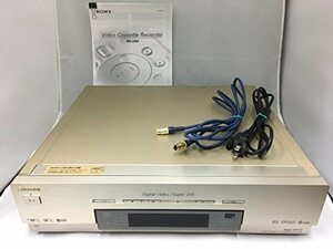 [ used ] Sony S-VHS high faiminiDV digital double video deck WV-DR9 cable attaching (te part 